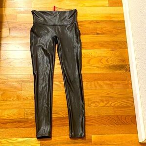 Spanx Faux Leather Leggings Women’s Medium